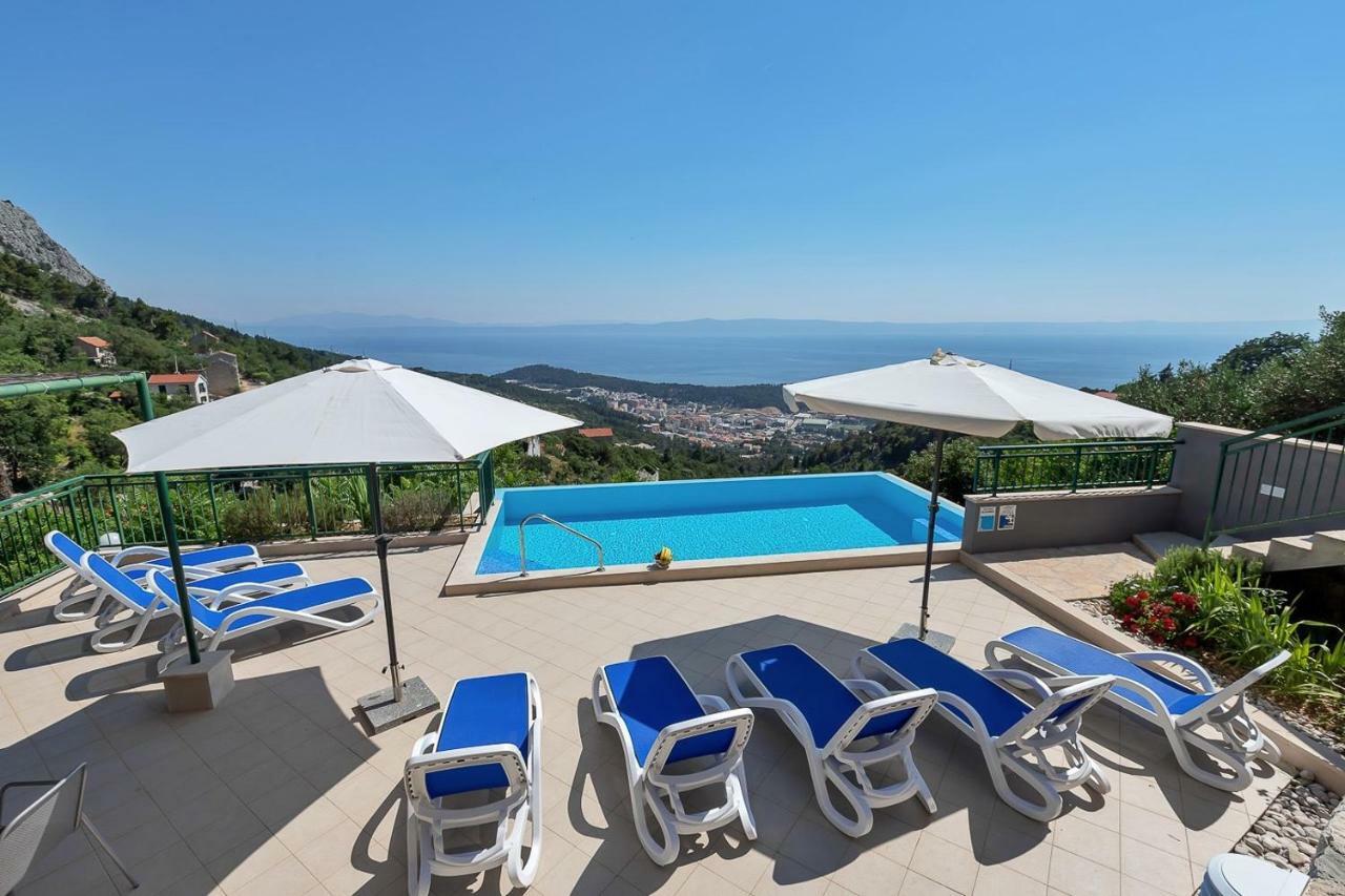 Villa Makar,Heated Pool,Gym,Grill,Seaview Makarska Exterior foto